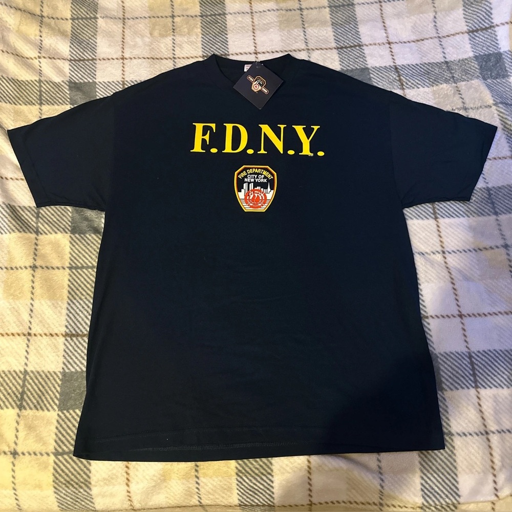 Men’s New York fire department black tee shirt